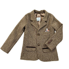 Boys | Herringbone Tweed Jacket | Brown