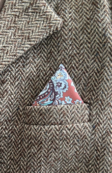 Boys | Herringbone Tweed Jacket | Brown