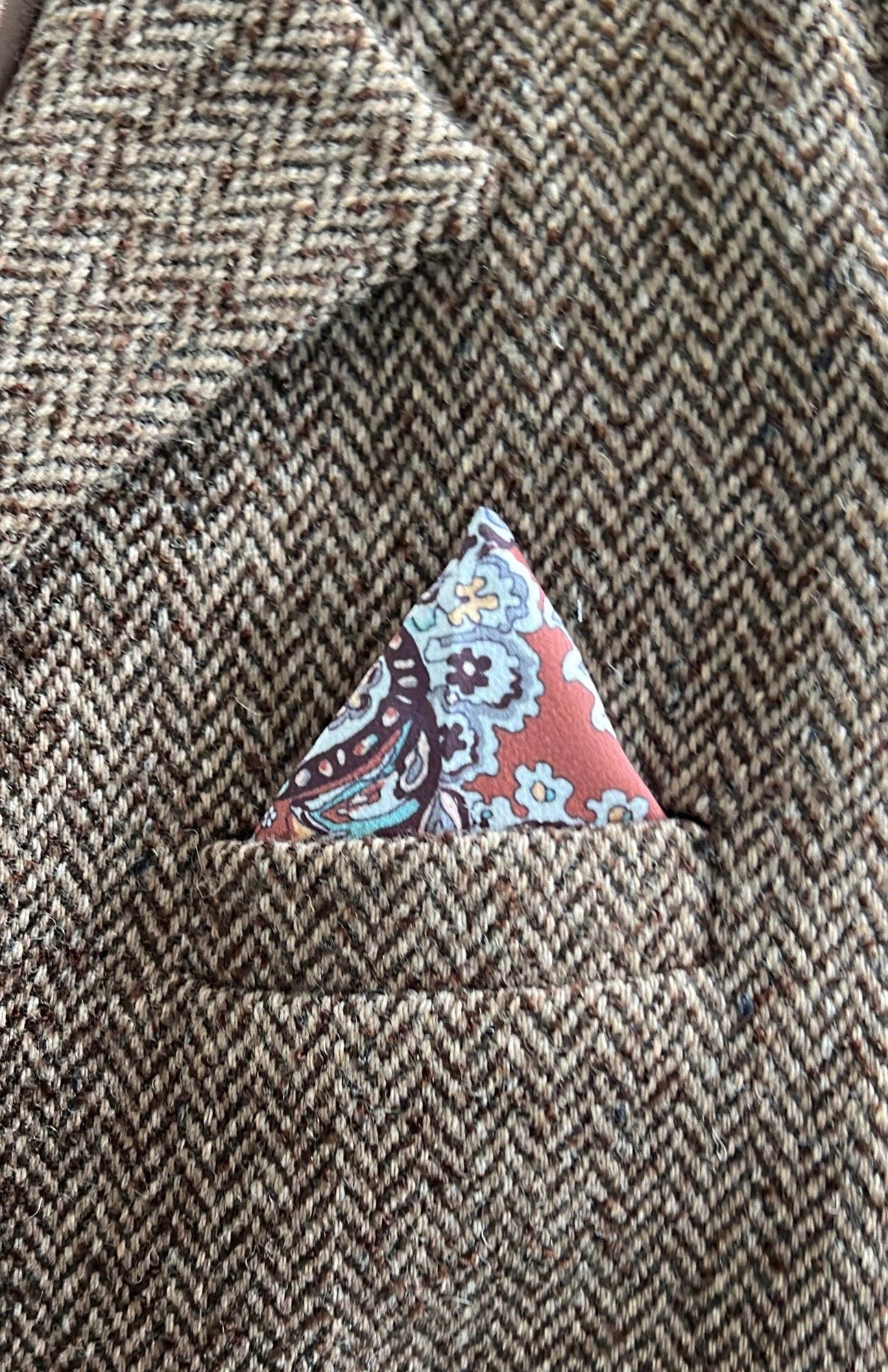Boys | Herringbone Tweed Jacket | Brown