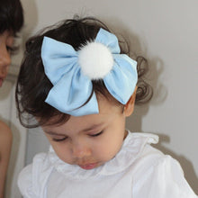 Girl | Lana Hair Bow Baby Bow | Blue