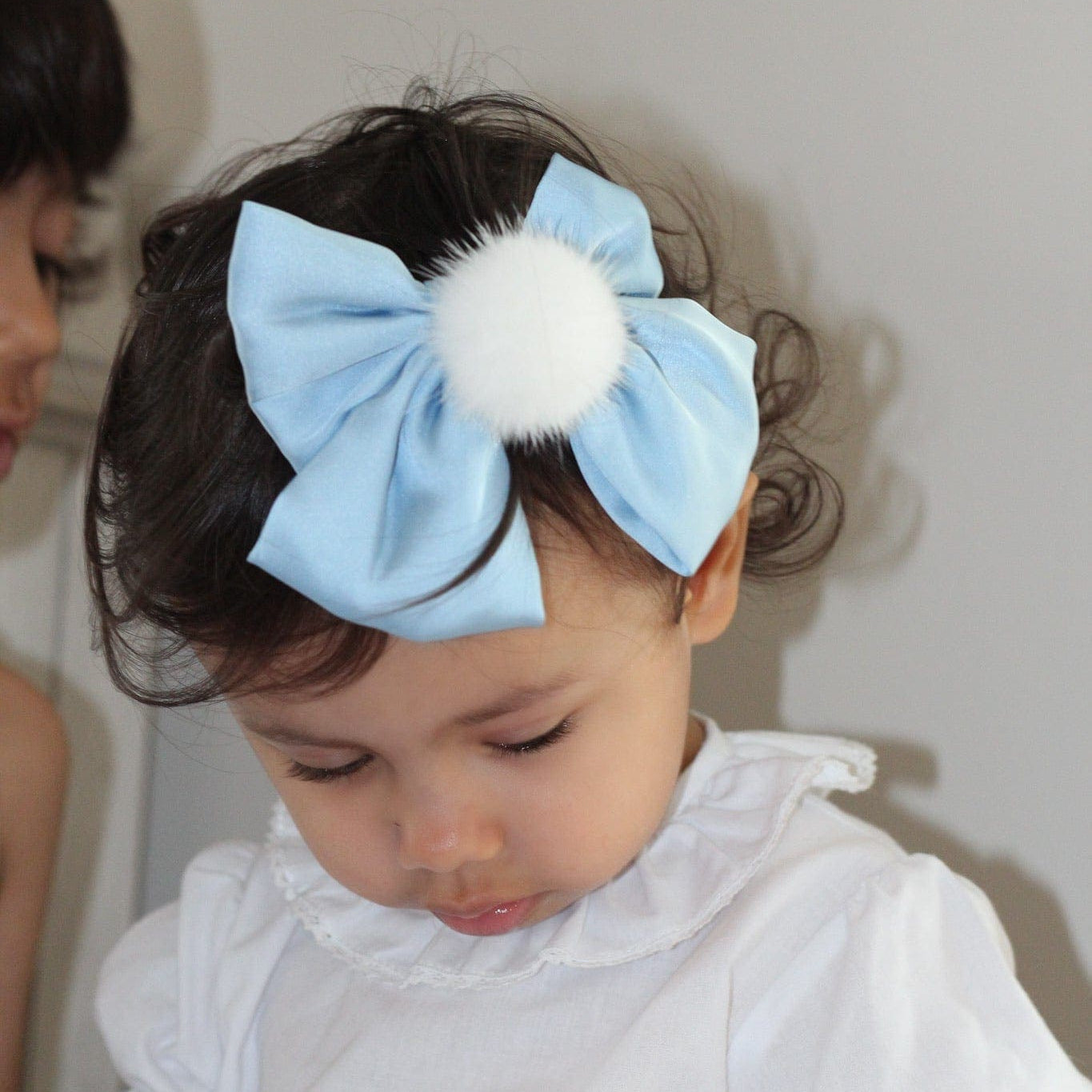 Girl | Lana Hair Bow Baby Bow | Blue