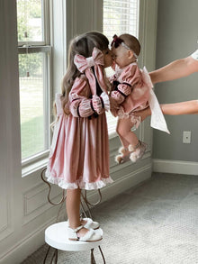 Juliette Velvet Hair Bow - Petite Maison Kids