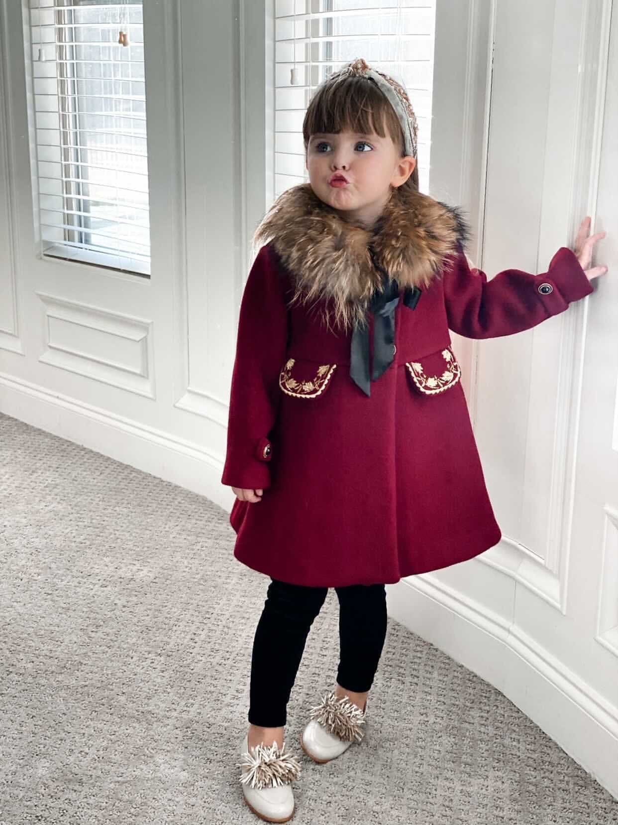 The Empress Wool Coat - Petite Maison Kids