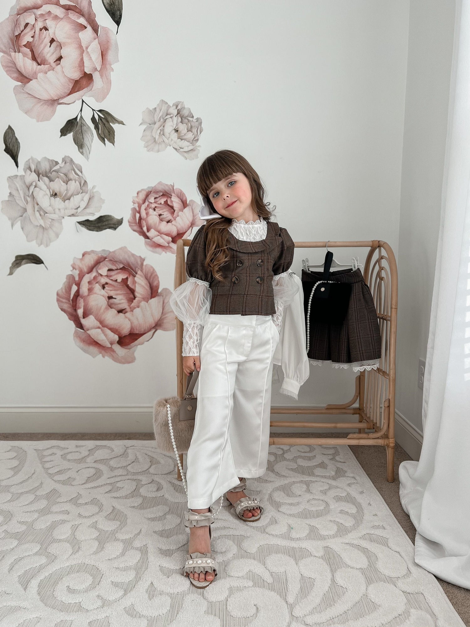 Girl | Gwen Wide Leg Pants | White