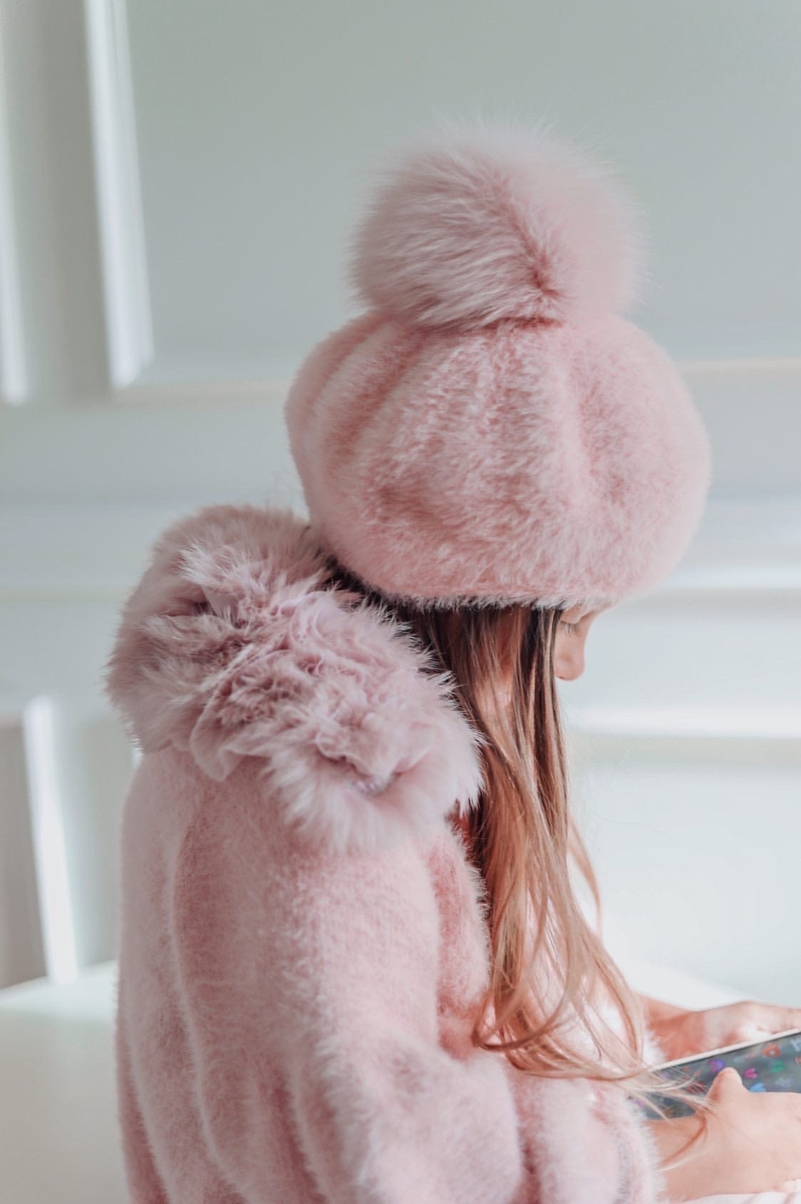 Baby Girls | Milana Sweater Coat | Rose