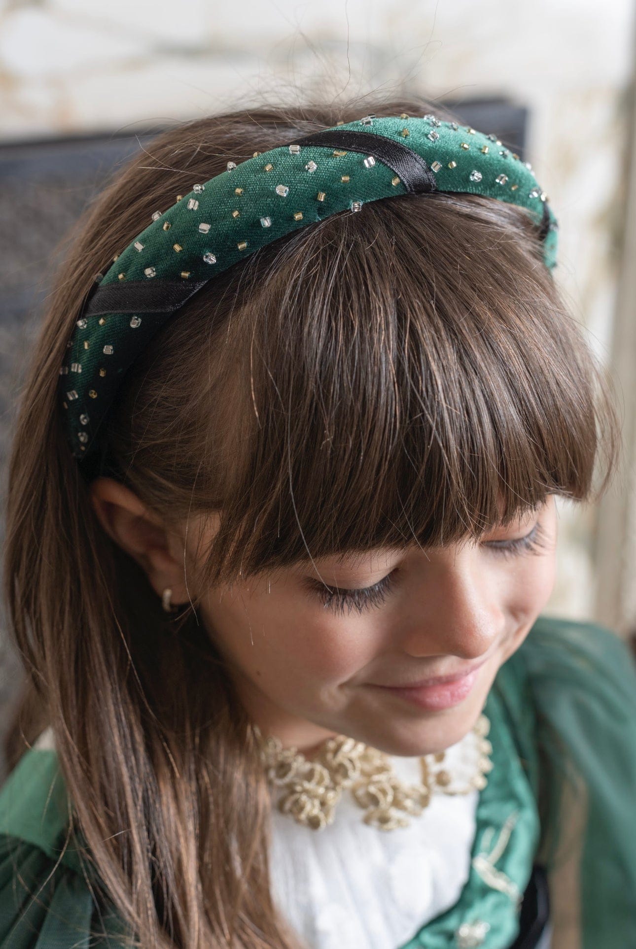 Girl | Aurora Royal Headband | Green