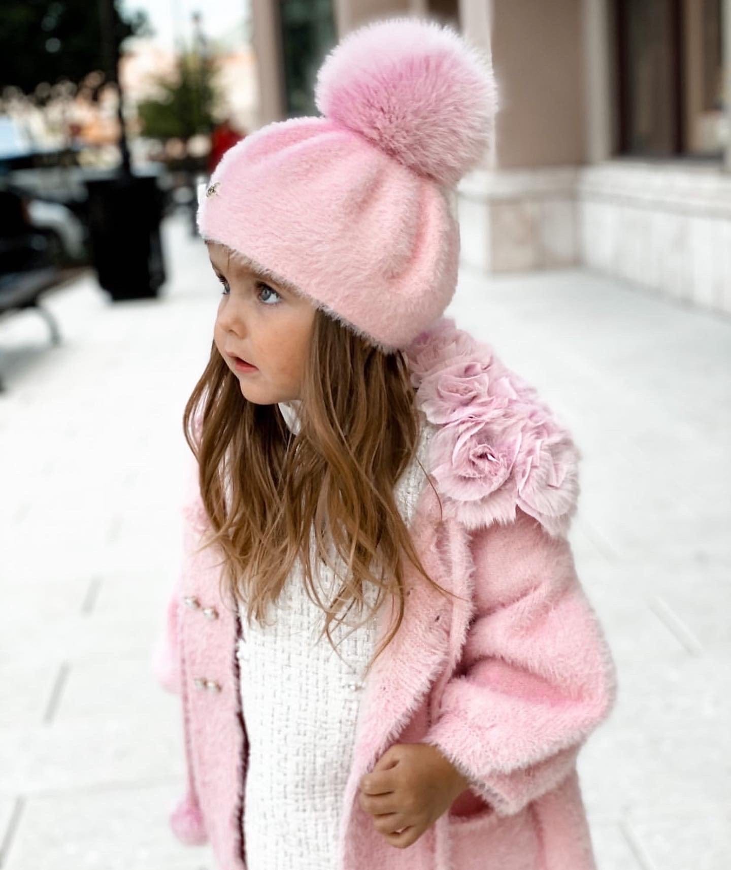Milana Rose Beret - Petite Maison Kids
