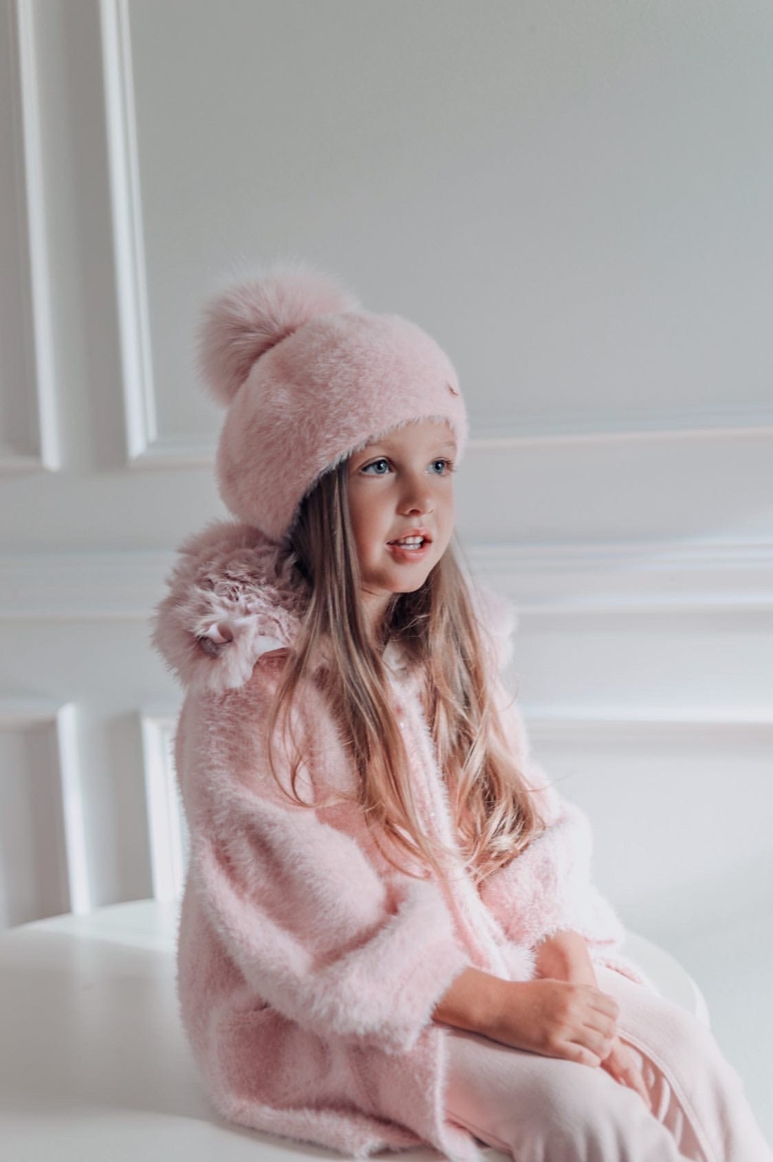 Baby Girls | Milana Sweater Coat | Rose