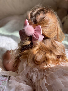 Girl | Lana Hair Bow Blush | Pink