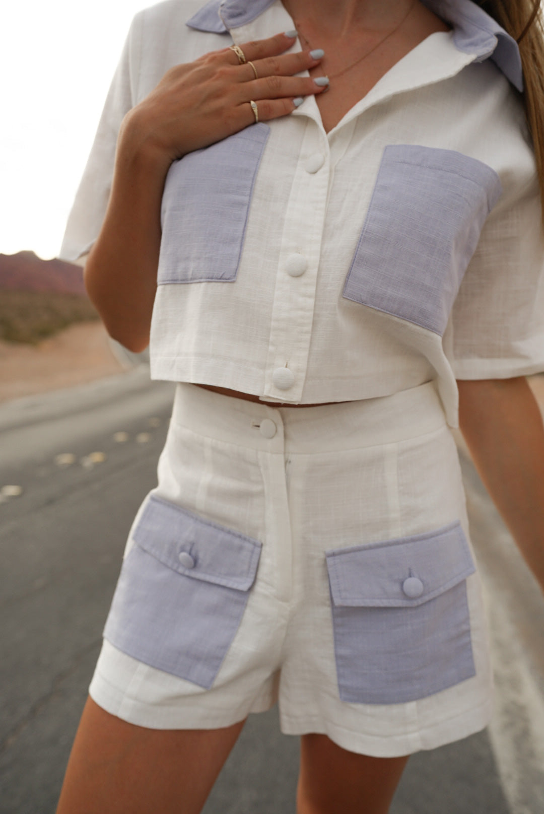Womens | Petra Top - Recycled Linen | Pearl