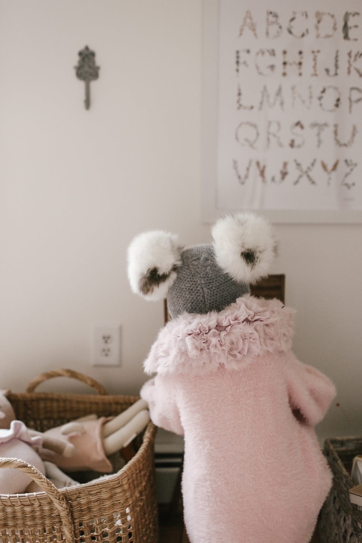 Baby Unisex | Honeycomb Cashmere Bonnet | Grey