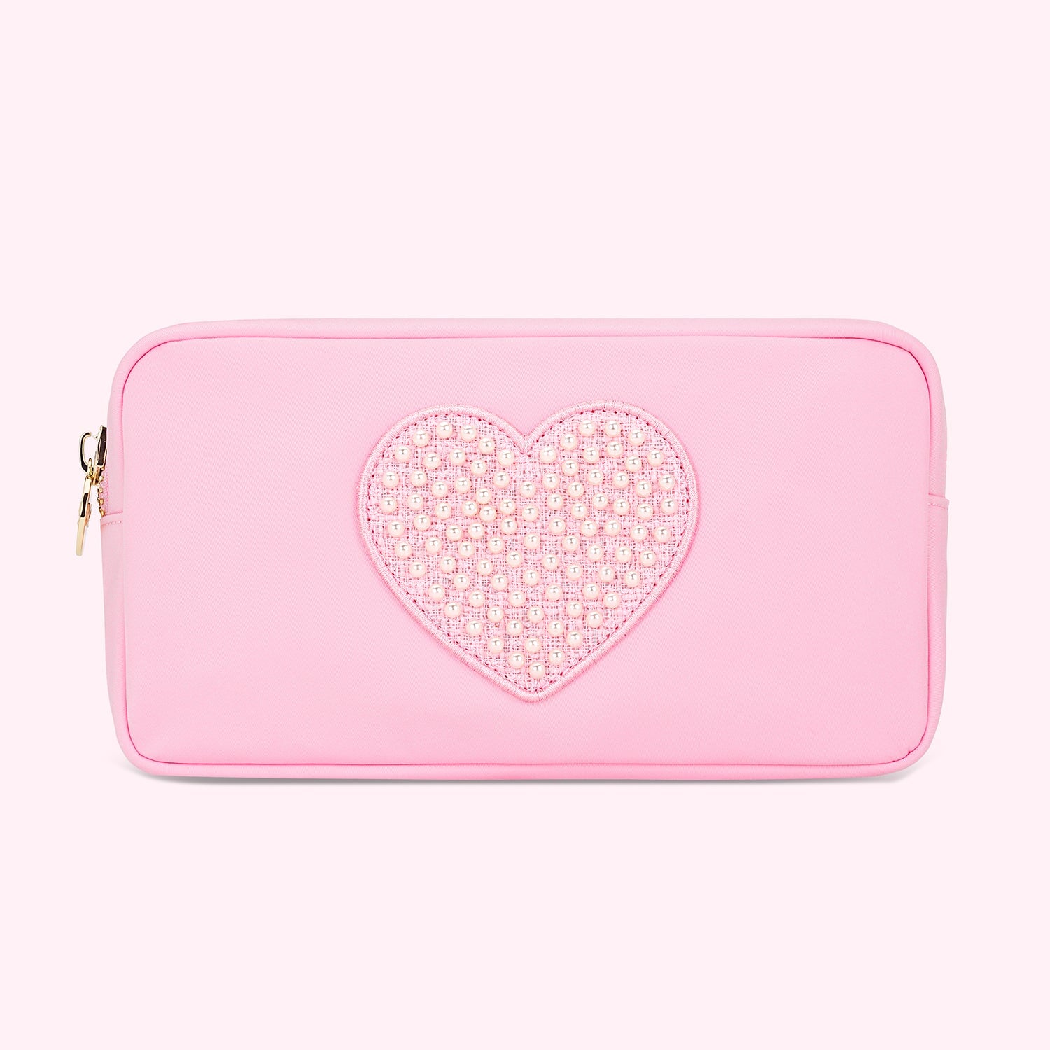 Jumbo Heart Small Pouch | Flamingo