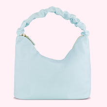 Nylon Scrunch Handle Bag | Sky