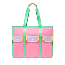 Pocket Tote | Fruit Punch Color Block