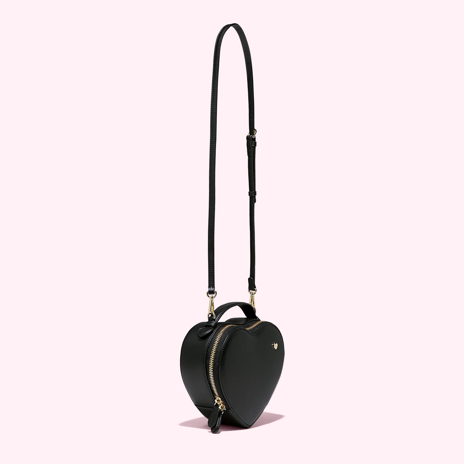 Heart Crossbody Bag | Noir