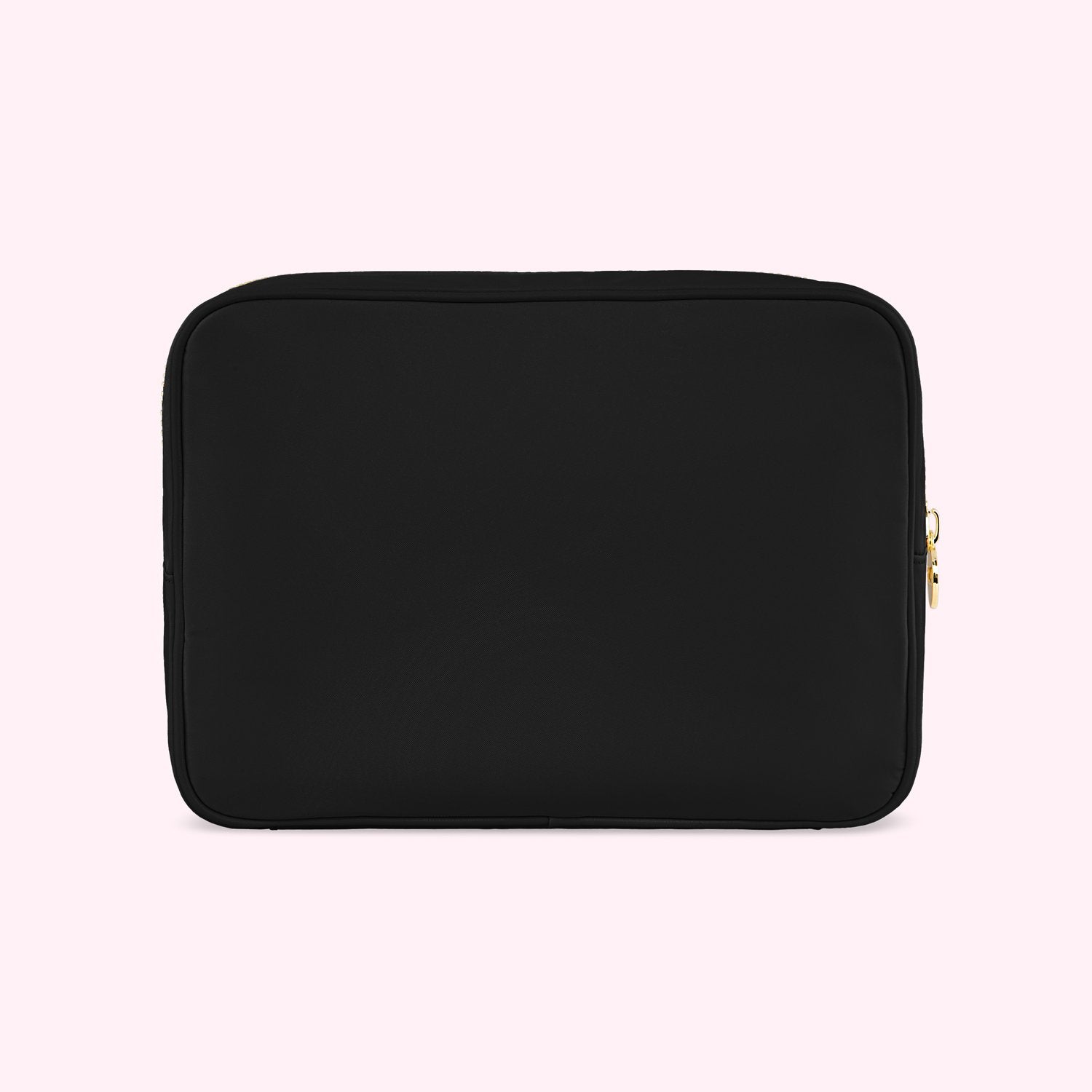 Clear Front Large Pouch | Noir