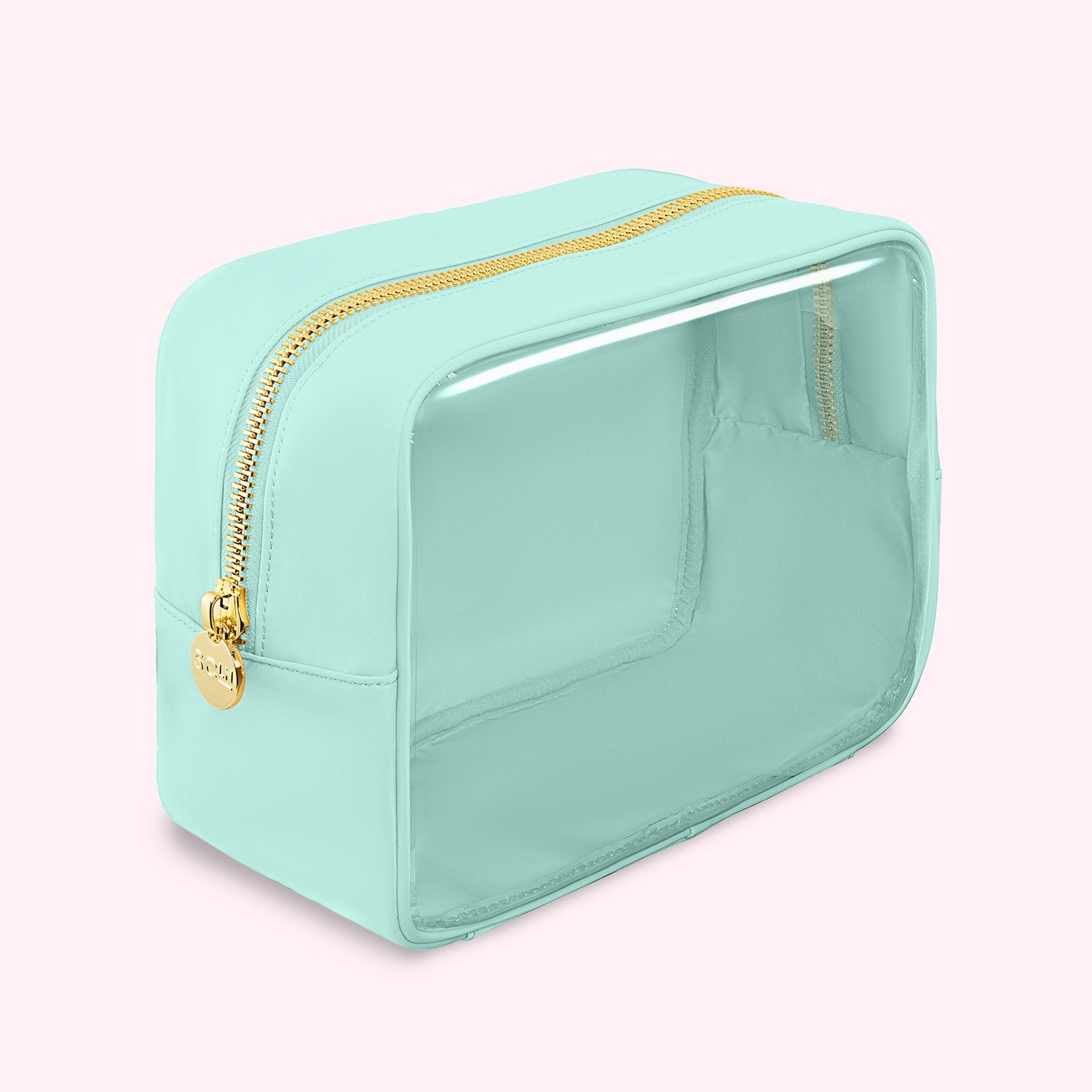 Clear Front Large Pouch | Cotton Candy