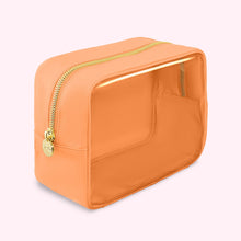Clear Front Large Pouch | Peach