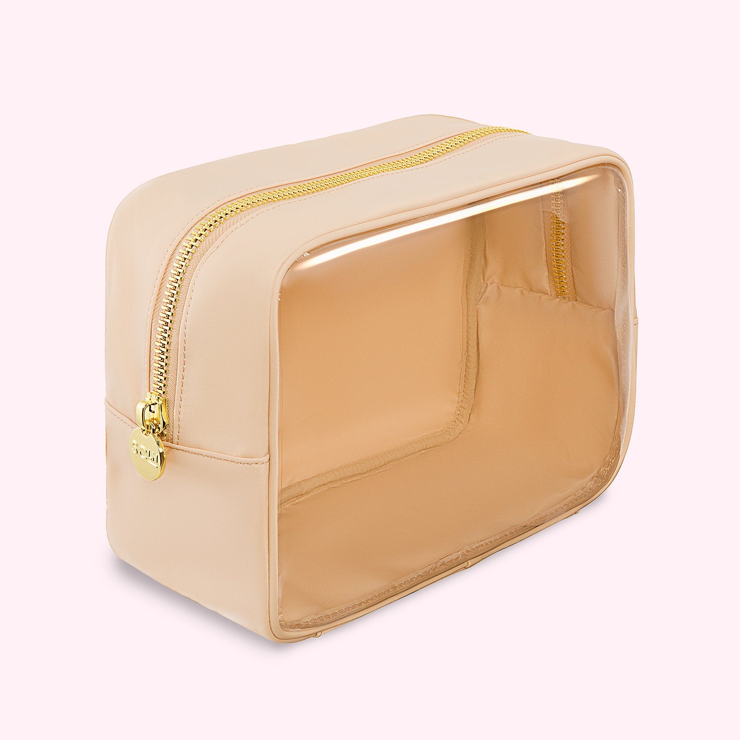 Clear Front Large Pouch | Sand