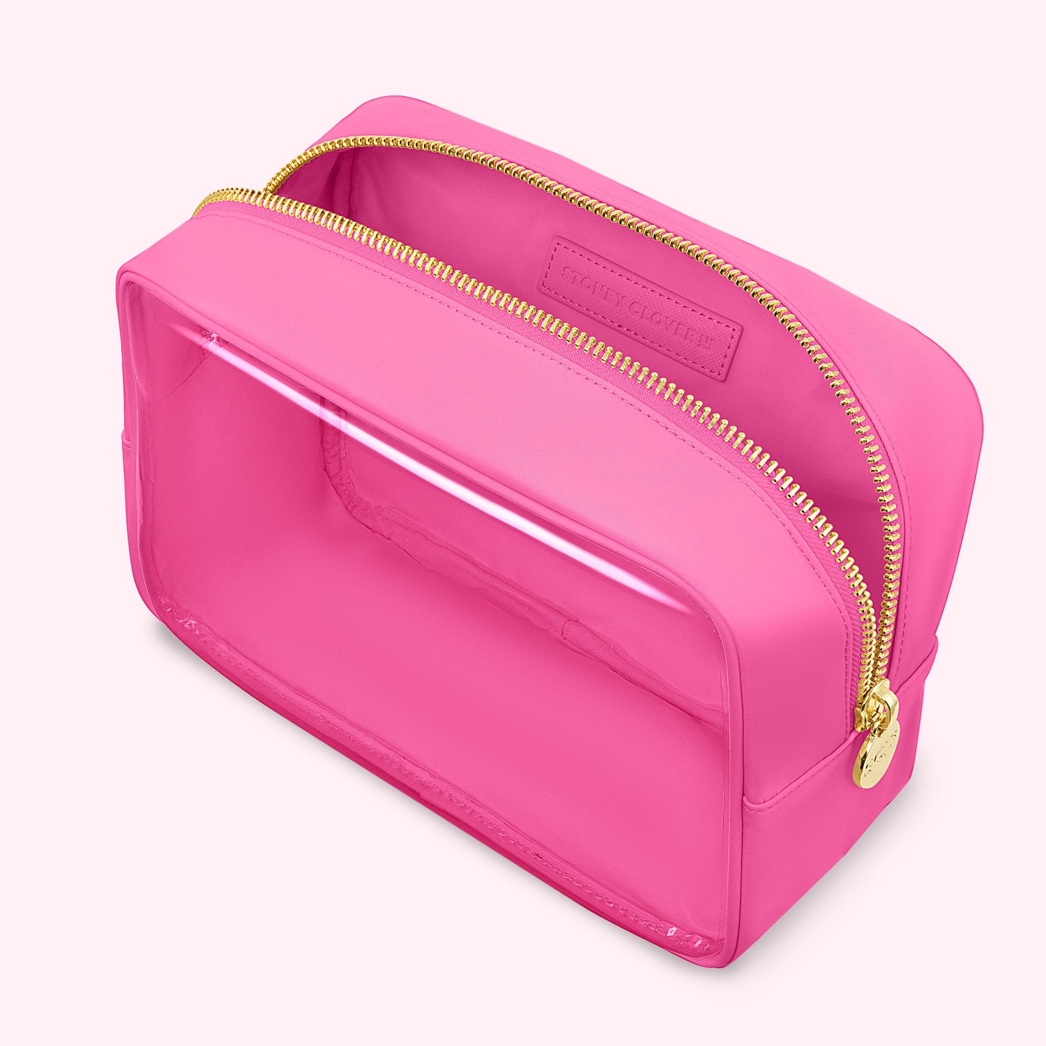 Clear Front Large Pouch | Bubblegum