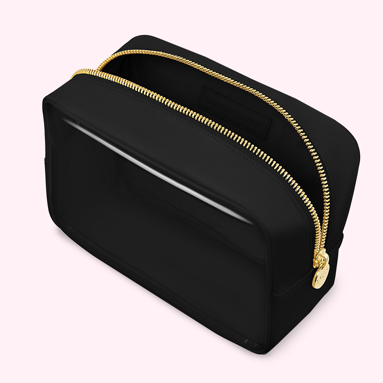 Clear Front Large Pouch | Noir