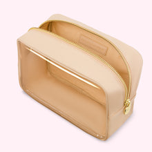 Clear Front Large Pouch | Sand