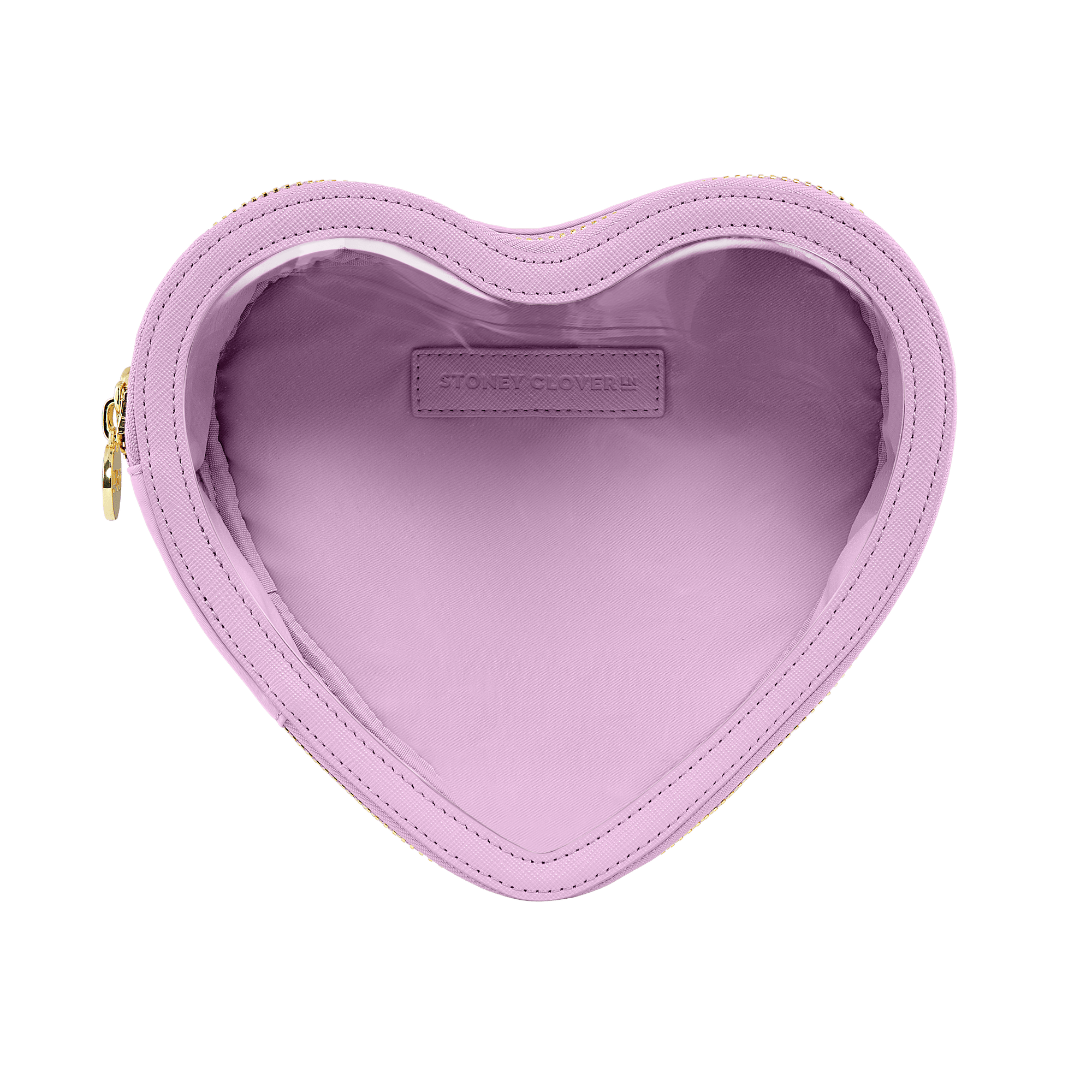 Heart Open Top Pouch | Grape