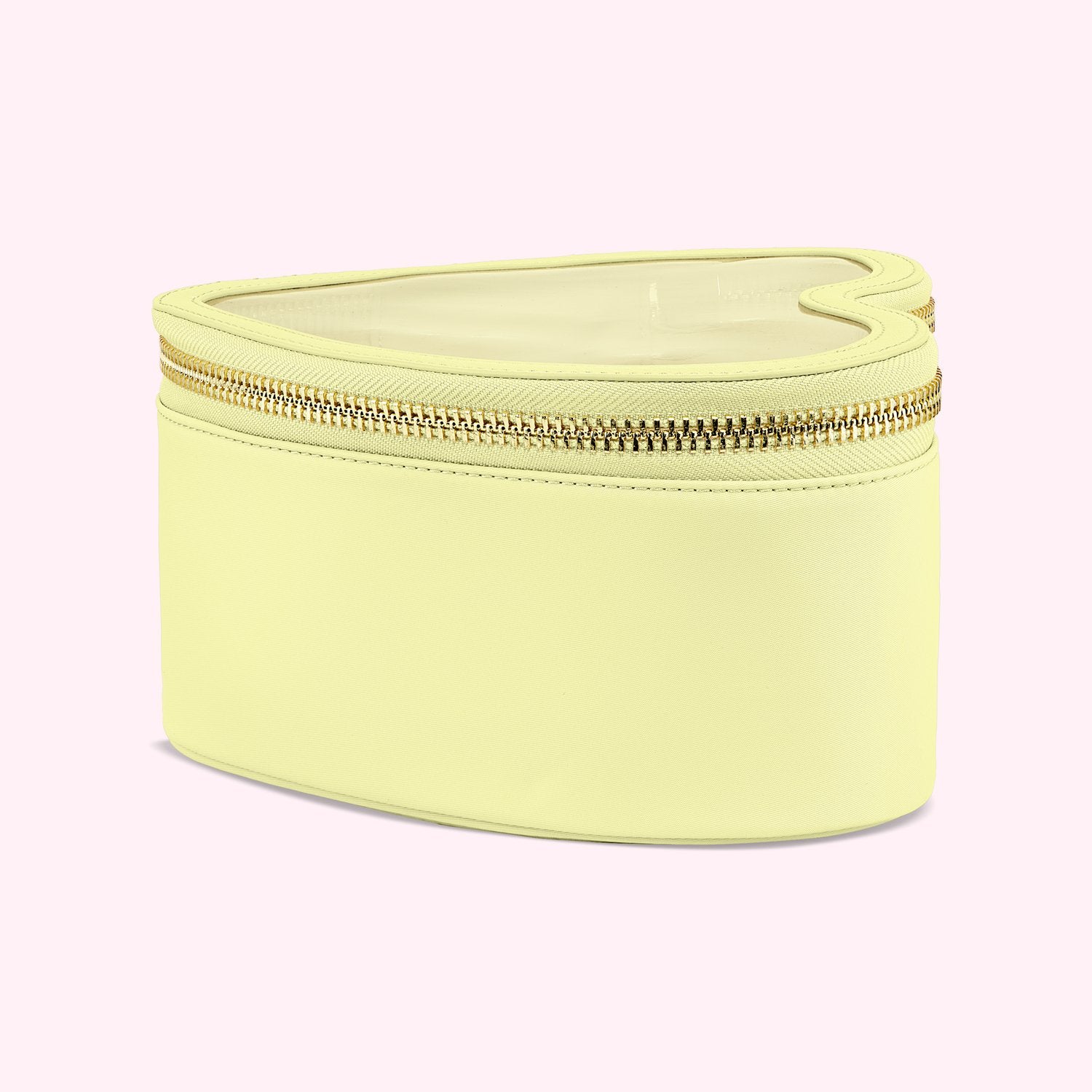 Heart Open Top Pouch | Banana