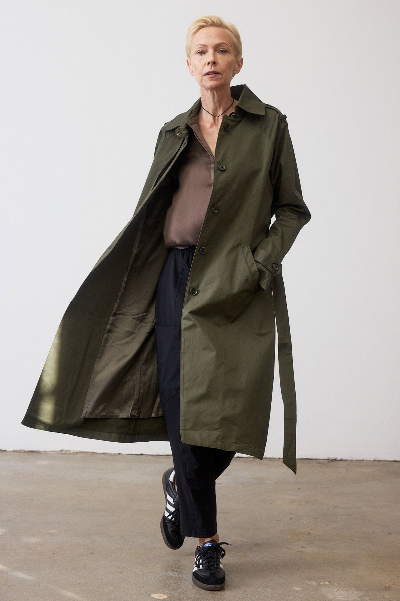 In My Element Trench Coat | Olive