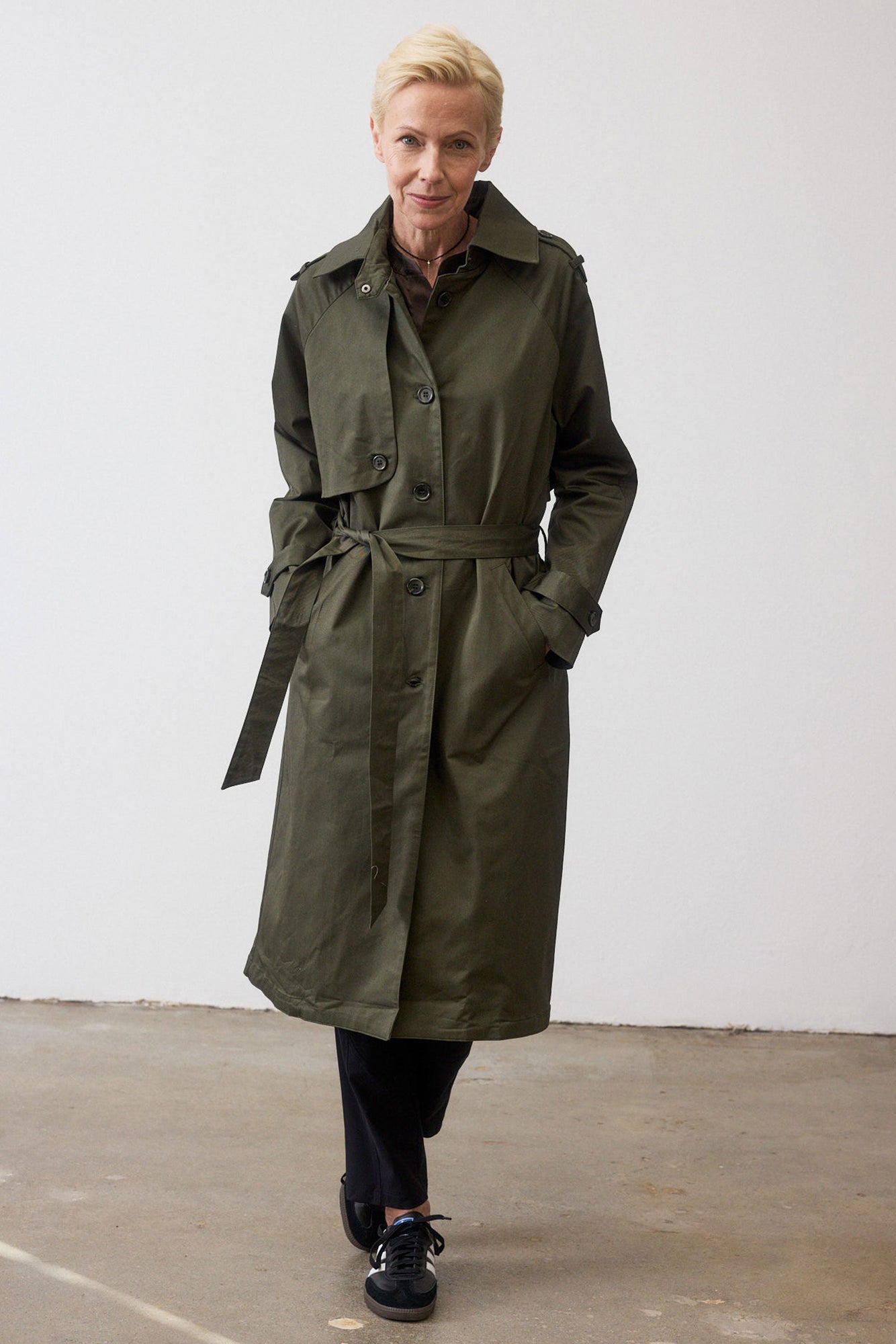 In My Element Trench Coat | Olive