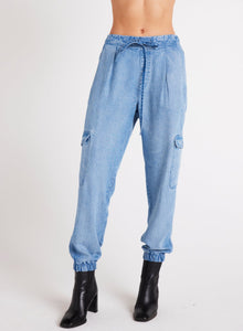 Isla Pleated Jogger | Vintage Horizon Wash