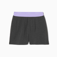 Modal Boxer Lounge Shorts | Boxers with Pockets | Gray/Lavender