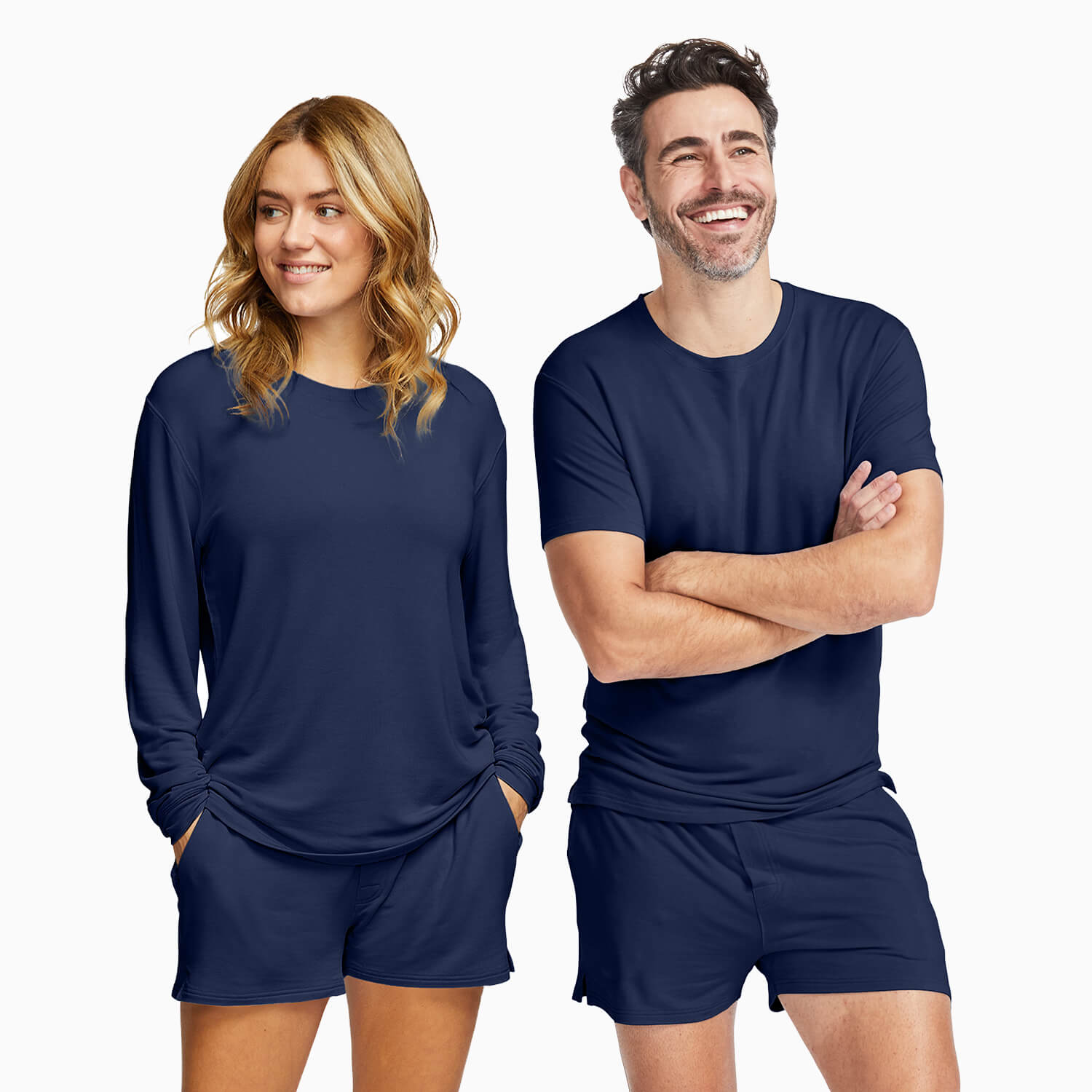 Modal French Terry House Shorts | Navy