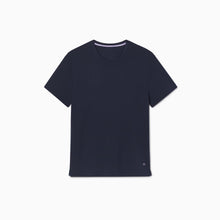 Ultra-Soft French Terry Black Tie Tee | Navy