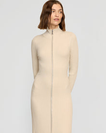 Helena | Janne Two-Way Zip Sweater Dress in Size Small