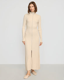 Helena | Janne Two-Way Zip Sweater Dress in Size Small