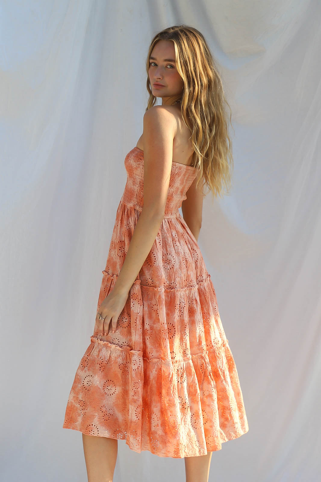 Rooftop Skirtdress | Ashbury Swirl Apricot