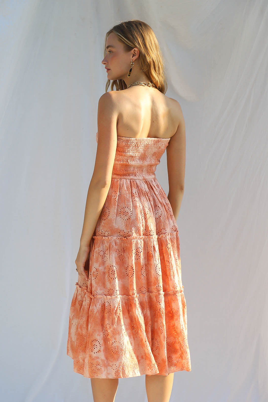 Rooftop Skirtdress | Ashbury Swirl Apricot