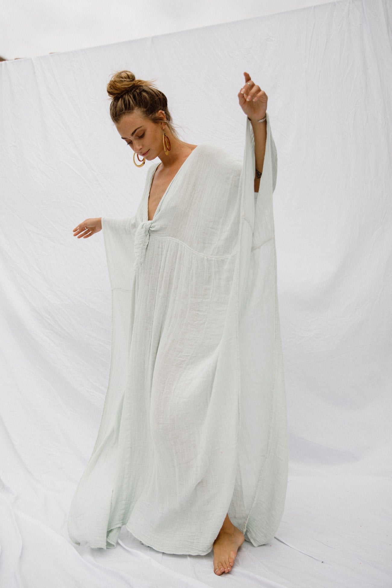 Sorrento Kaftan | Light Sky Blue