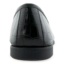 Bia | Black Croco Faux Leather