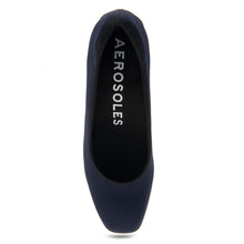 Casta Dress Pump | Navy Stretch Gaberdine