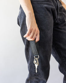 Merino Wool Loop Key Fob | Charcoal
