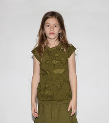 Kid | 2 Lengths Balloon Skirt | Dyed Graphite