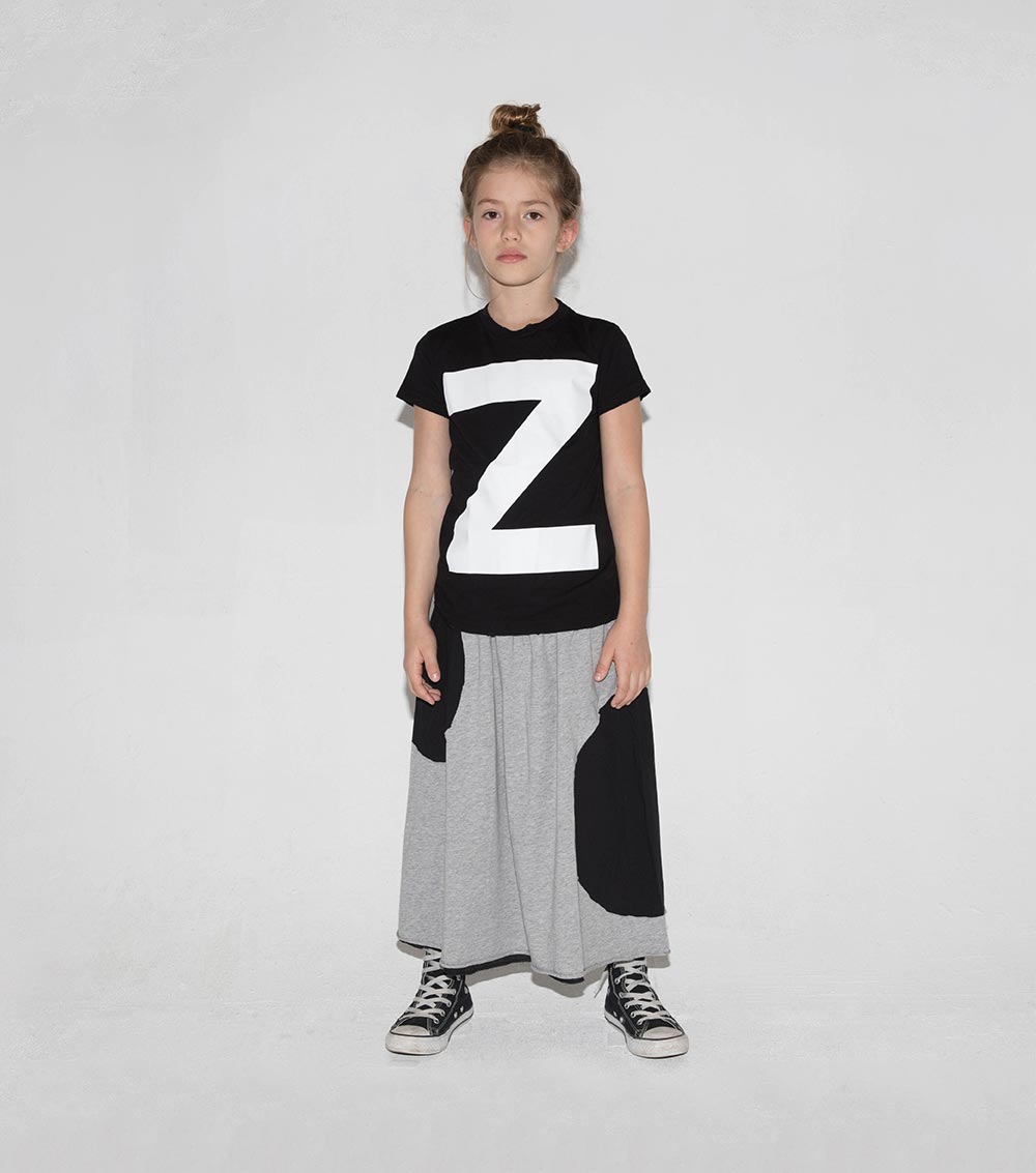 Kid | Circle Skirt | Heather Grey