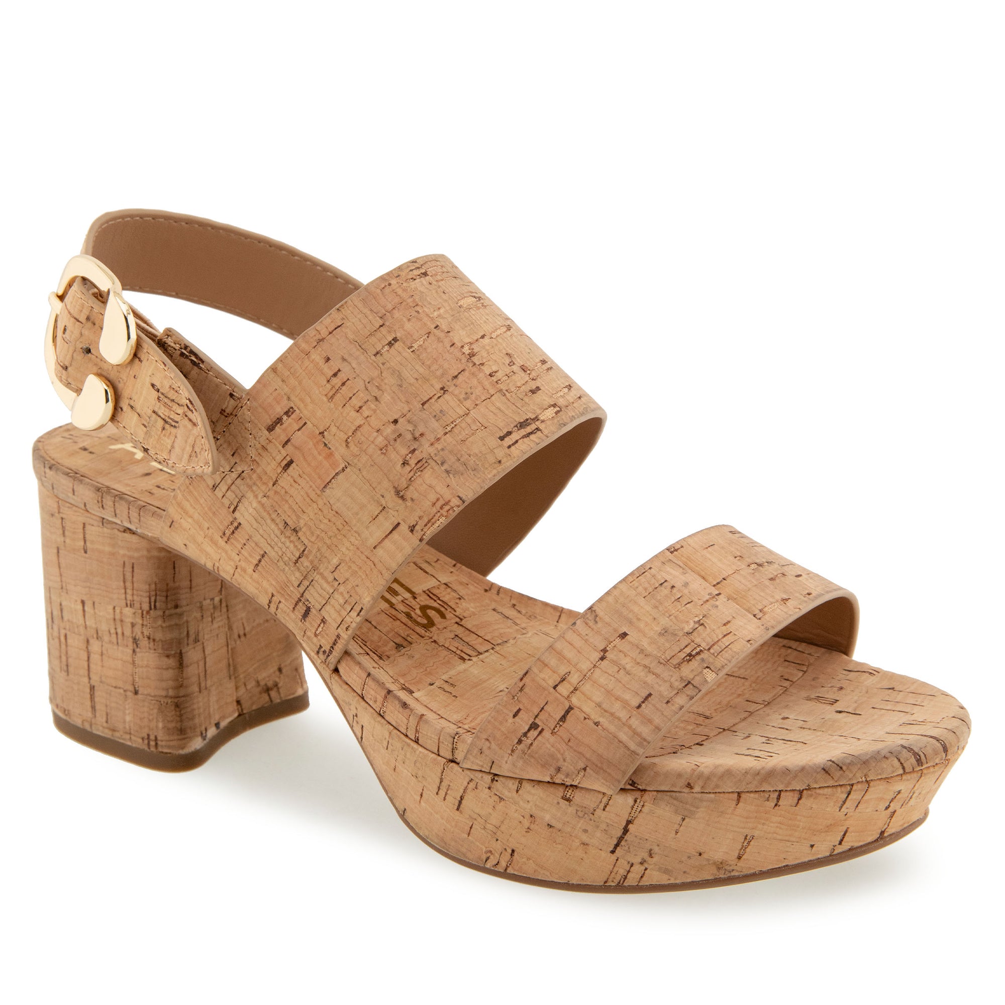 Camera Sandal Platform | Natural Cork