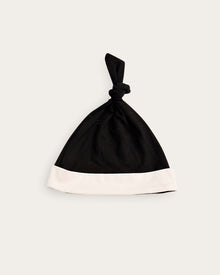 Knot Hat in Noir Vanilla by Morgan Lane