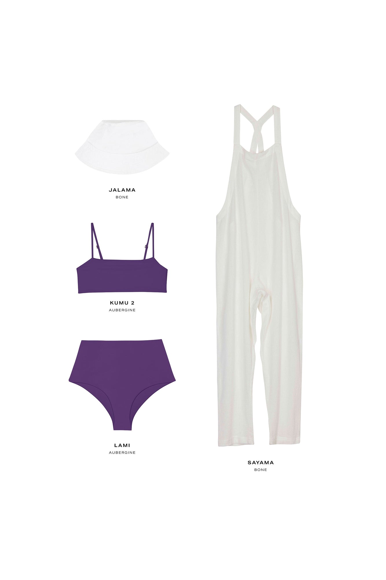 Kumu 2 Top | Aubergine