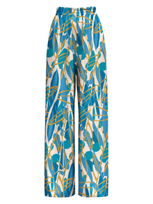 Leer Pants - Blossom Teal - diarrablu