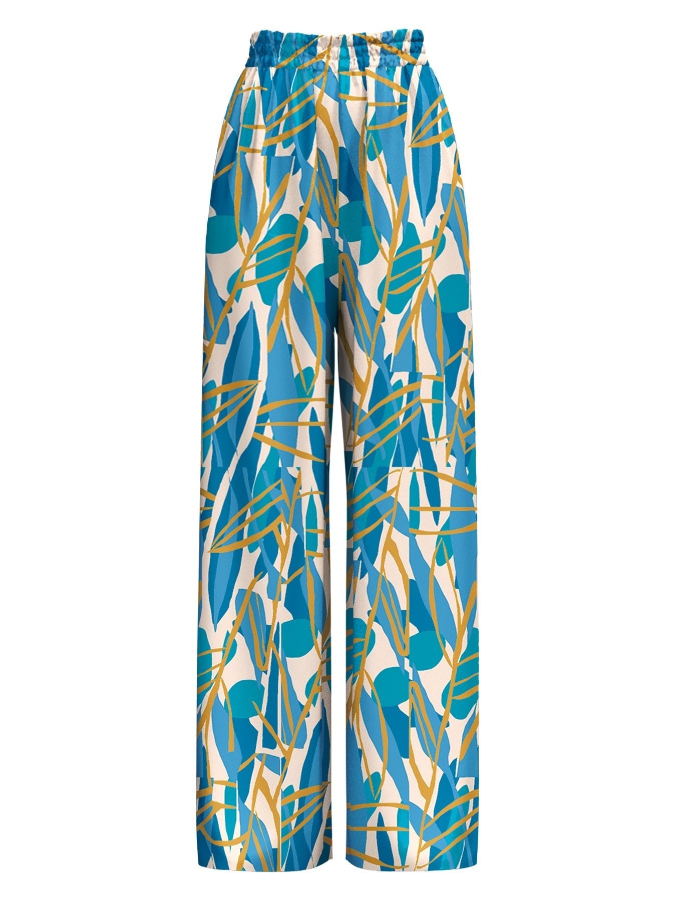 Leer Pants | Blossom Teal