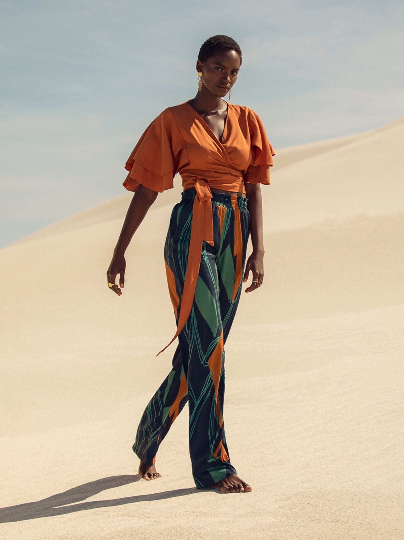 Leer Pants | Costa Navy
